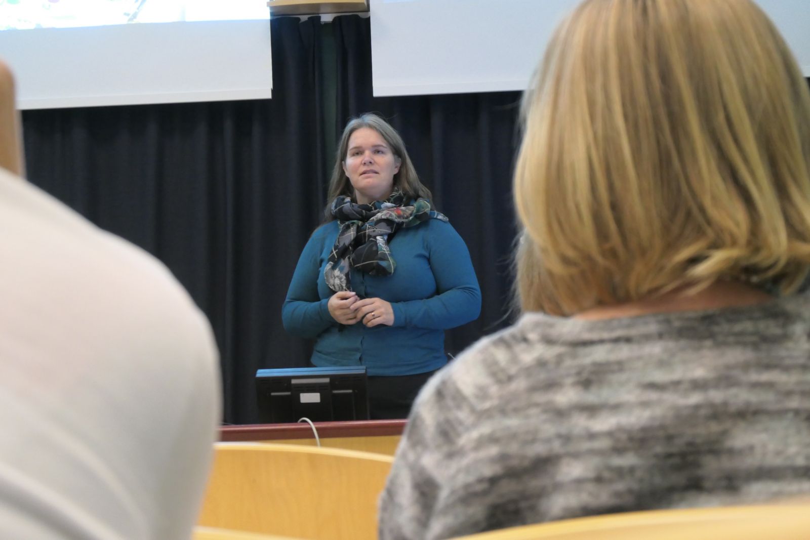 Marianne Vinje Tantillo snakker