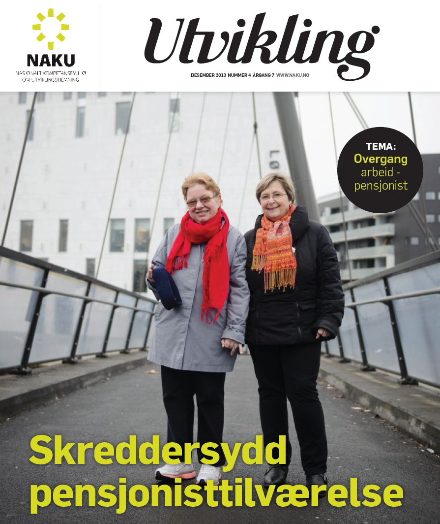 Bilde av forsiden av magasinet UTVIKLING © NAKU
