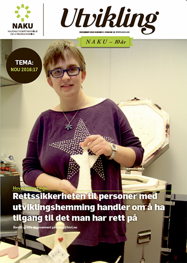 Bilde av forsiden av magasinet Utvikling nr. 4/2016