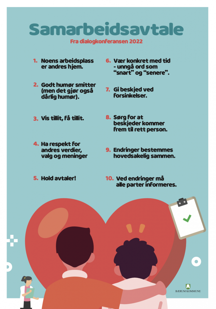 Bilde av samarbeidsavtalen