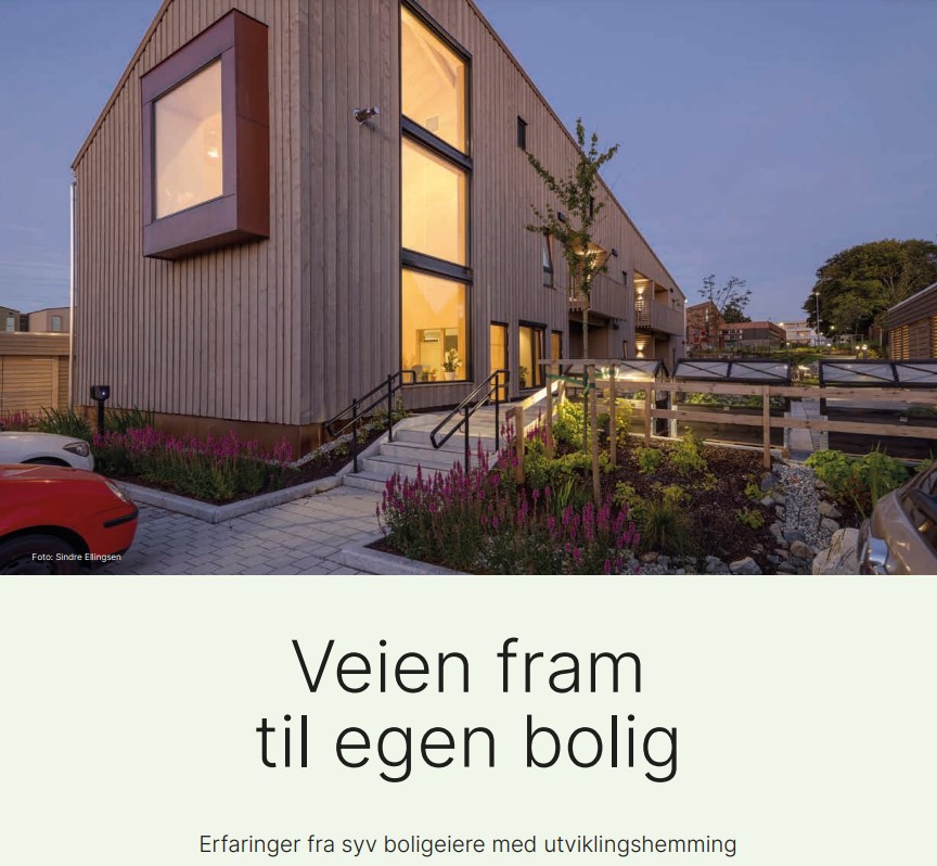 Skjermbilde av boken veien frem til egen bolig. 