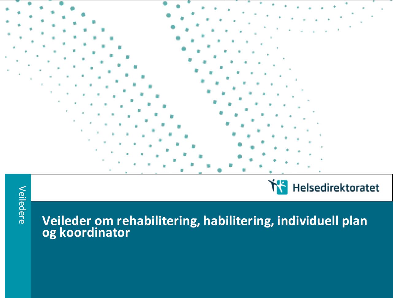 Bilde av veilederen om rehabilitering,habilitering,Individuell plan og koordinator