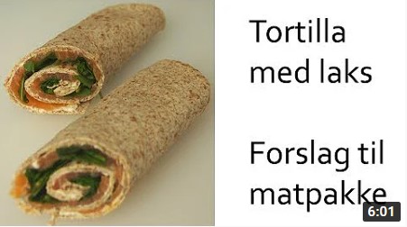 Bilde av to tortilla med laks 