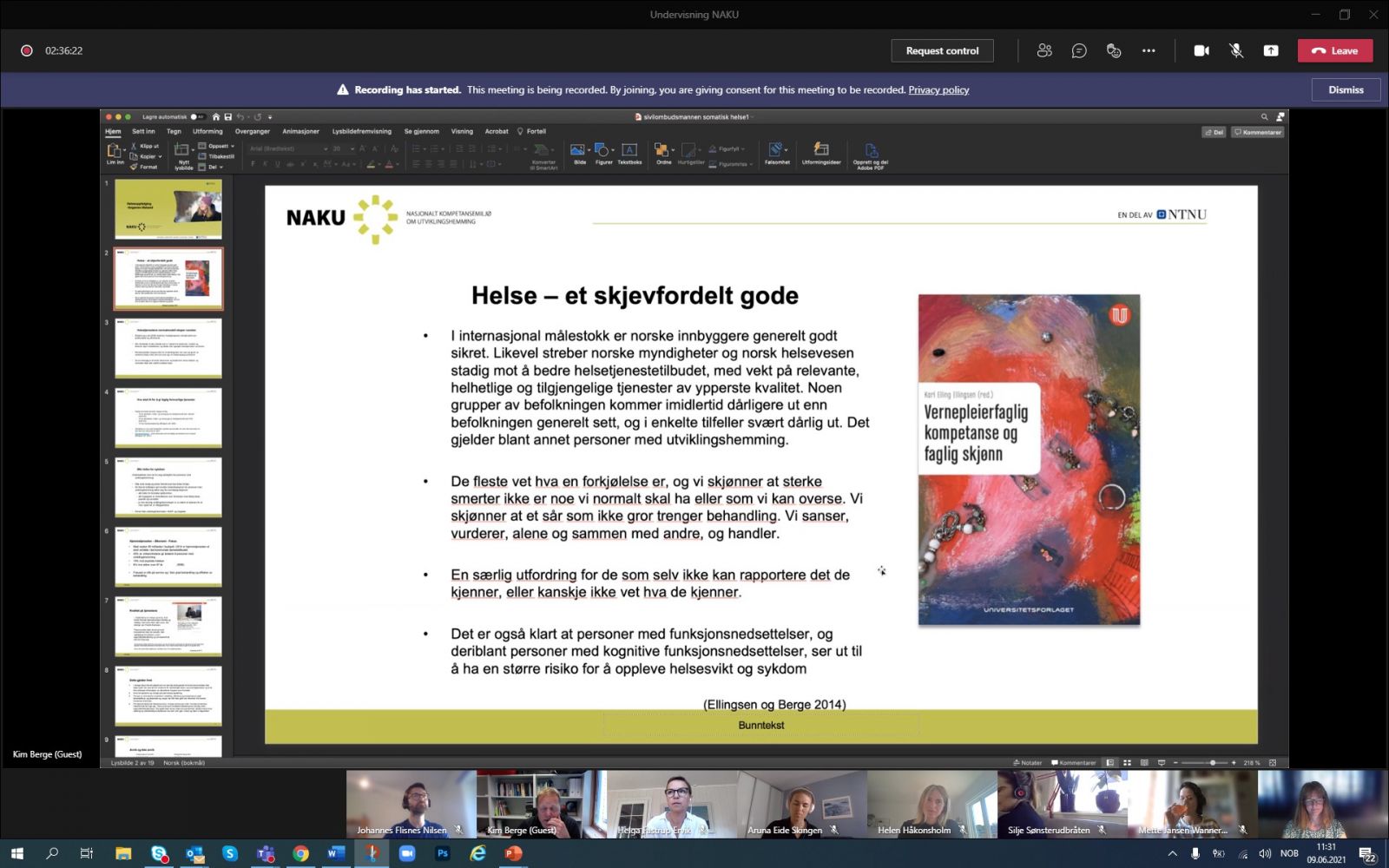 Sivilombudsmannen får undervisning av NAKU