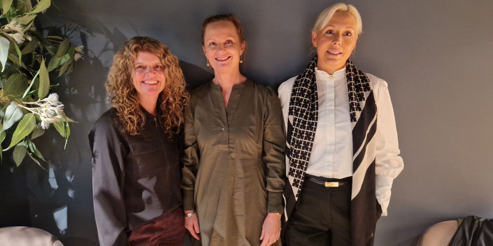 Ragnhild Naas, Laila H. Johnsen og Ingunn F. Solberg