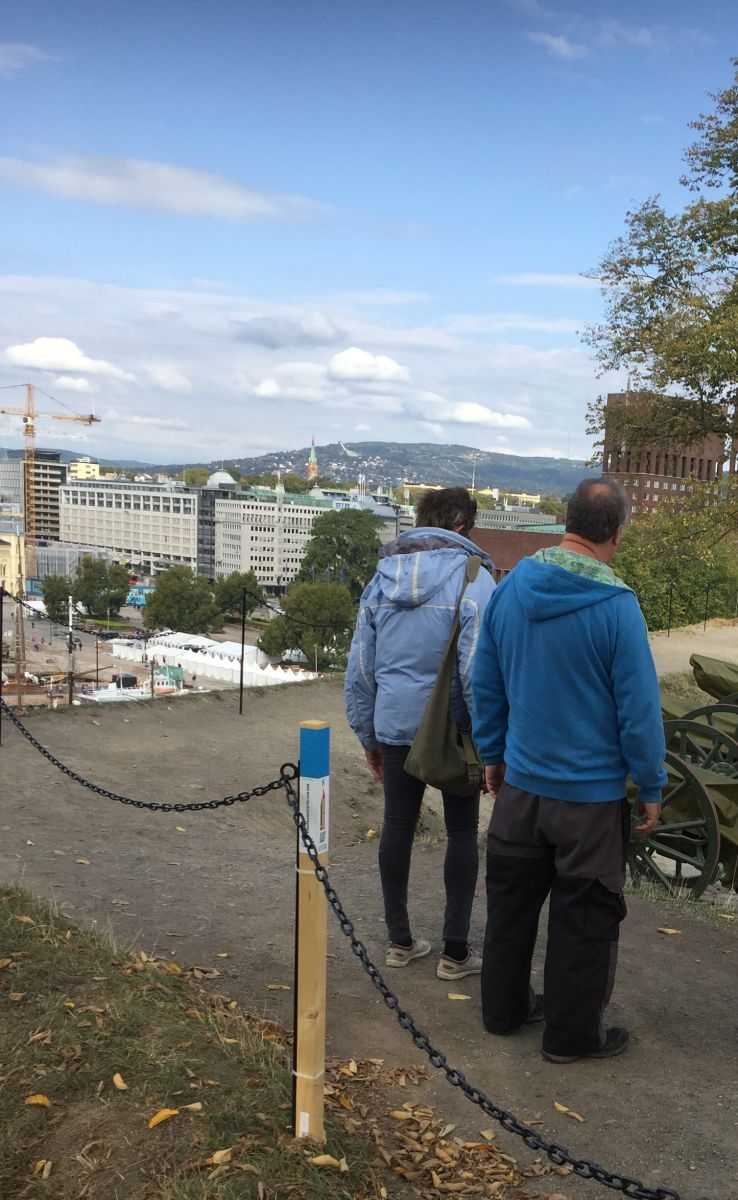To personer på stolpejakt i Oslo