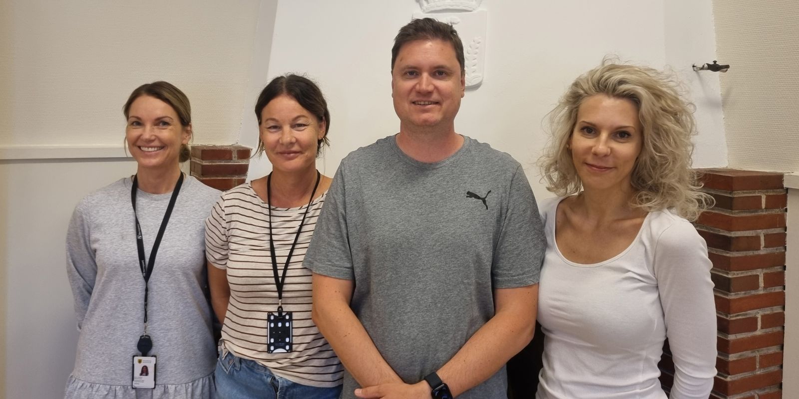 Bilde, fra venstre: Eirin Helene Stenshorne, Nina Christin Kjernmoen Sivertsen, Ole Jørgen Ekran og Marianne Nordstrand.